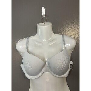 Vince Camuto Bra Womens 36C Blue T-Shirt Underwire Padded Seamless Microfiber